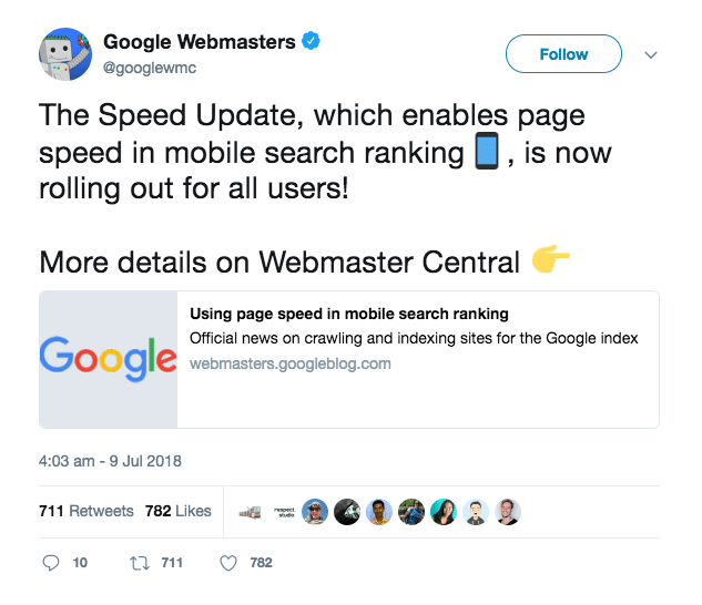 Google page speed